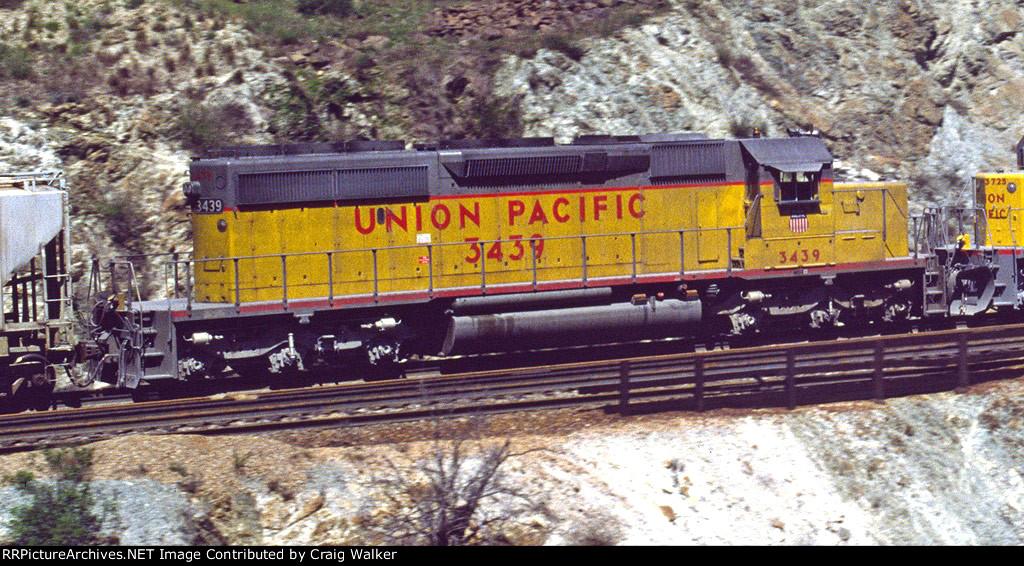 UP 3439 - Blue Cut, Cajon Pass, CA - 3/29/80